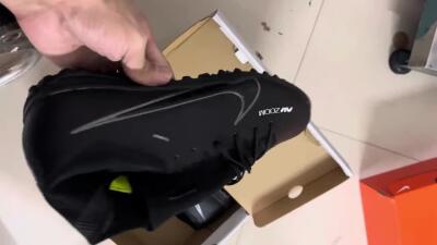 Nike Mercurial Vapor 15 Elite TF Artificial Turf Soccer Shoes - Black