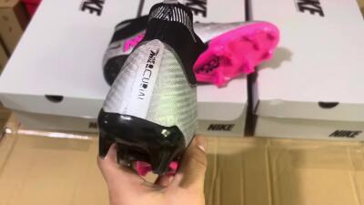 Nike Air Zoom Mercurial Superfly 9 Elite FG Firm Ground Soccer Cleats - Silver/Pink/Black