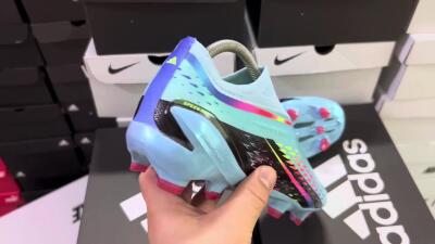 Adidas x Speedportal.1 2022 World Cup Boots FG Firm Ground Soccer Cleats - Blue/Green/Red