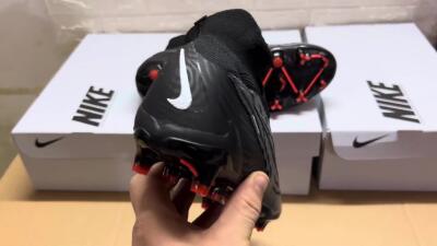Nike Phantom GX Elite DF FG Firm Ground Soccer Cleats - Black/White