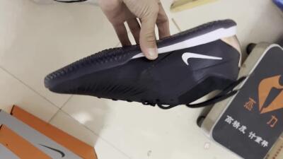 Nike Air Zoom Mercurial Vapor 15 Elite IC Futsal/Indoor Soccer Shoes - Black/White