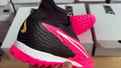 Nike Phantom GX Elite DF TF Artificial Turf Soccer Shoes - Red/Black/White