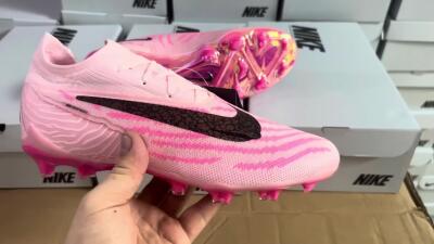 Nike Phantom GX Elite FG Firm Ground Soccer Cleats - Pink/Black