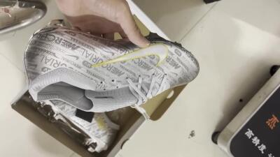 Nike Air Zoom Mercurial Vapor 15 Elite FG Firm Ground Soccer Cleats - Sliver/Gold/Rainbow