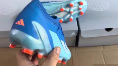 Adidas X Speedportal.1 FG Firm Ground Soccer Cleats - Blue/Silver/Jade