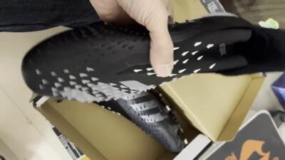 Adidas Predator Freak+ FG Firm Ground Soccer Cleats - Black/Siliver