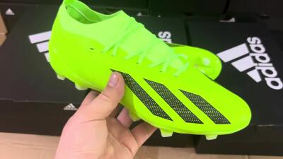 Adidas X Crazyfast.1 FG Firm Ground Soccer Cleats - Green/Black