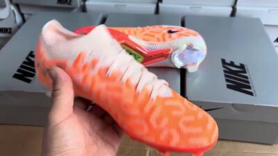 Nike Air Zoom Mercurial Vapor 15 Elite FG Firm Ground Soccer Cleats - Orange/Black/Purple