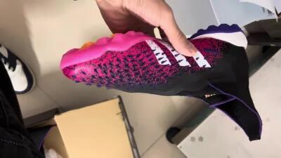 Adidas Predator Freak+ TF Artificial Turf Soccer Shoes - Black/Purple/Pink