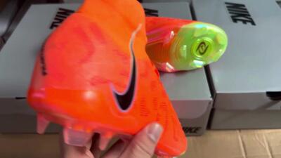 Nike Phantom Luna Elite FG Firm Ground Soccer Cleats - Orange/Black/Green