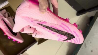 Nike Phantom GX Elite FG Firm Ground Soccer Cleats - Pink/Black/Gold