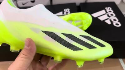 Adidas X Crazyfast.1 LL FG Firm Ground Soccer Cleats - Green/Black/White