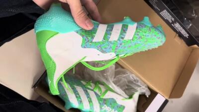 Adidas Predator Freak.1 FG Firm Ground Soccer Cleats - Blue/White/Grey