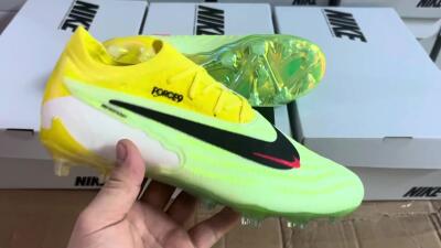 Nike Phantom GX Elite FG Firm Ground Soccer Cleats - Yellow/Green/Black/Red