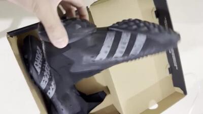 Adidas Predator Freak+ TF Artificial Turf Soccer Shoes - Black/Silver