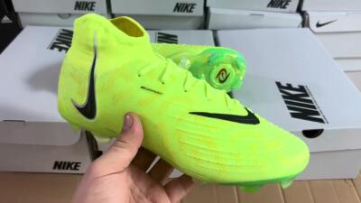 Nike Phantom Luna Elite FG Firm Ground Soccer Cleats - Green/Black/White