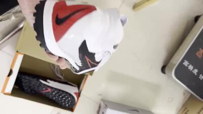 Nike Phantom GX Elite DF Link TF Artificial Turf Soccer Shoes - White/Black/Red