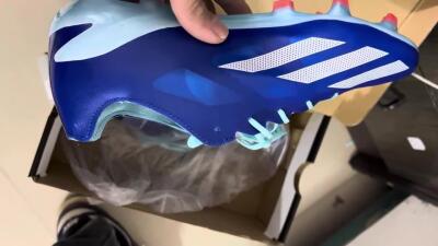 Adidas X Crazyfast+ FG Firm Ground Soccer Cleats - Blue/White/Jade