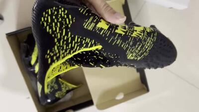 Adidas Predator Freak.1 FG Firm Ground Soccer Cleats - Black/Yellow