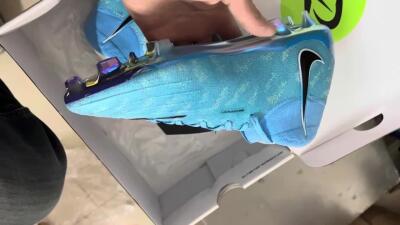 Nike Phantom Luna Elite FG Firm Ground Soccer Cleats - Blue/Purple/White