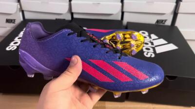 Adidas X Crazyfast.1 FG Firm Ground Soccer Cleats - Blue/Purple/Red