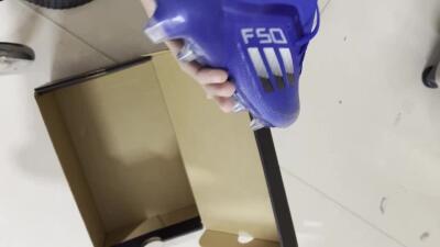 Adidas F50 Adizero FG Firm Ground Soccer Cleats - Blue/Silver/Black