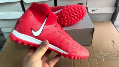 Nike Phantom Luna Elite NU TF Artificial Turf Soccer Shoes - Orange/Purple/Black