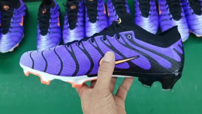 Nike Air Zoom Mercurial Vapor 15 Elite FG Firm Ground Soccer Cleats - Purple/Black/Orange/Gold