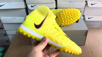 Nike Phantom Luna Elite NU TF Artificial Turf Soccer Shoes - Yellow/Red/Black