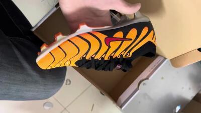 Nike Air Zoom Mercurial Vapor 15 Elite FG Firm Ground Soccer Cleats - Orange/Black/Red