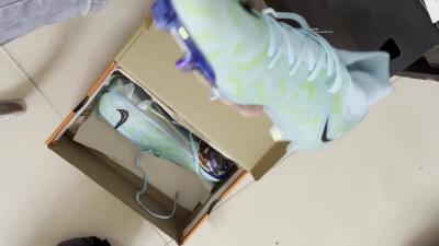 Nike Phantom Luna Elite NU FG Firm Ground Soccer Cleats - Blue/Green/Black/Gold