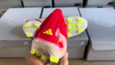 Adidas X Crazyfast.1 FG Firm Ground Soccer Cleats - Red/White/Yellow