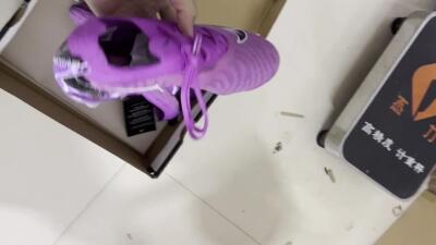 Nike Phantom GX Thunder Elite Link SG Soft Ground Soccer Cleats - Purple/White/Black