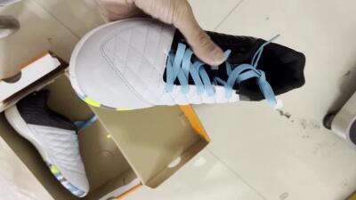 Nike Lunar Gato 2 IC Indoor & Futsal Soccer Shoes - Black/Blue/Yellow