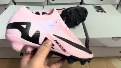 Nike Air Zoom Mercurial Vapor 15 Elite FG Firm Ground Soccer Cleats - Purple/Black