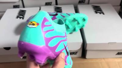 Nike Air Zoom Mercurial Vapor 15 Elite FG Firm Ground Soccer Cleats - Jade/Purple/Black