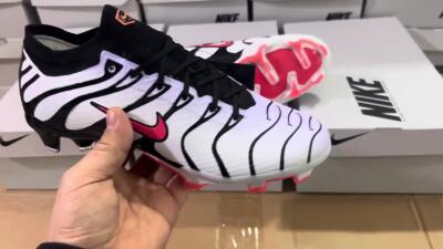 Nike Air Zoom Mercurial Vapor 15 Elite FG Firm Ground Soccer Cleats - White/Black/Red