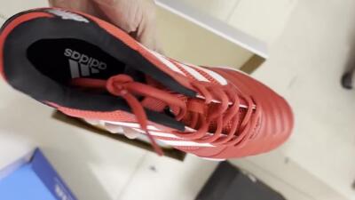 Adidas Top Sala IC Indoor & Futsal Soccer Shoes - Red/White/Black