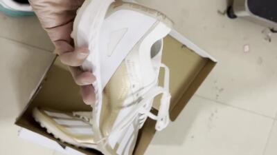 Adidas X Crazyfast.1 TF Artificial Turf Soccer Shoes - Gold/White