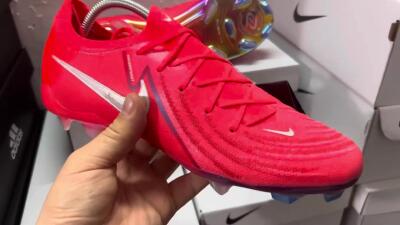 Nike Phantom Luna Elite FG Firm Ground Soccer Cleats - Red/Blue/Gold