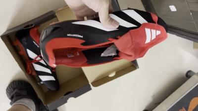 Adidas Predator Elite Foldover Tongue FG Firm Ground Soccer Cleats - Black/White/Red