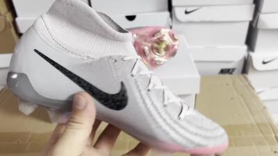 Nike Phantom Luna Elite NU FG Firm Ground Soccer Cleats - Grey/Black/Blue