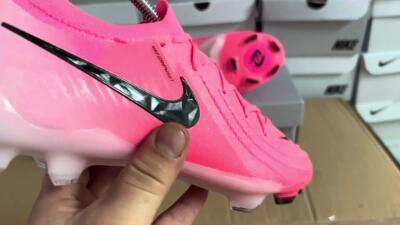 Nike Phantom Luna Elite TF Artificial Turf Soccer Shoes - Pink/Black