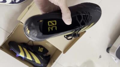 Adidas Predator Elite Foldover Tongue FG Firm Ground Soccer Cleats - Black/Gold