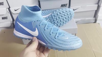 Nike Phantom Luna Elite TF Artificial Turf Soccer Shoes - Jade/White/Blue