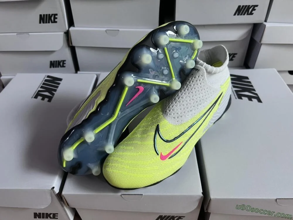 AG Kunstrasen-Fußballschuhe Nike Phantom GX Elite DF Grün