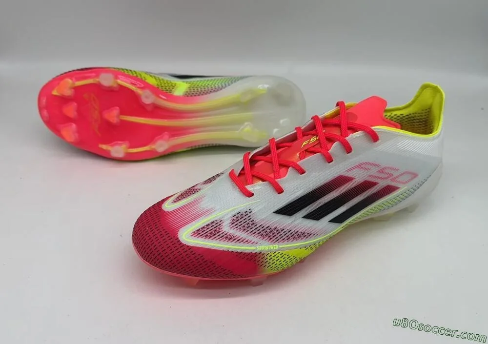 adidas F50 シューズ ホワイト/レッド/イエロー adidas アディダス F50 LEAGUE IN(ホワイト/レッド/イエロー