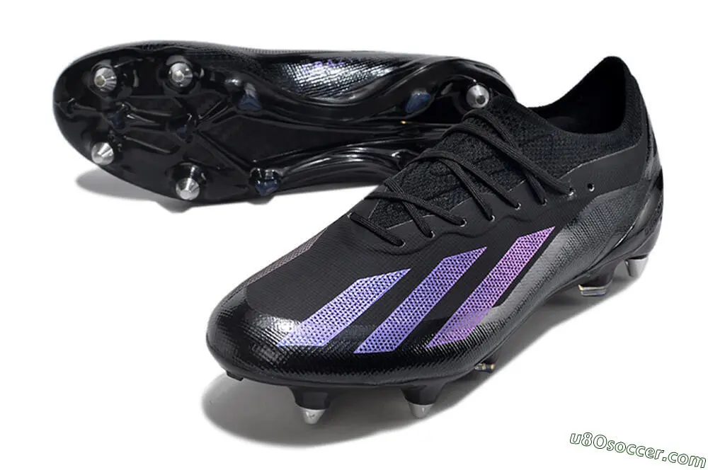 ELITE F50 adidas（アディダス） ブラック/パープル サッカースパイク 1回のみ使用adidas ⭐️超お得 AG(パープル) サッカー JH7638 シューズ