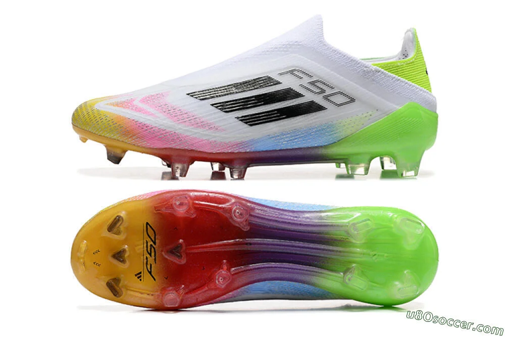 adidas アディダス F50 エリート レースレス FG 25.5cm ソーラー