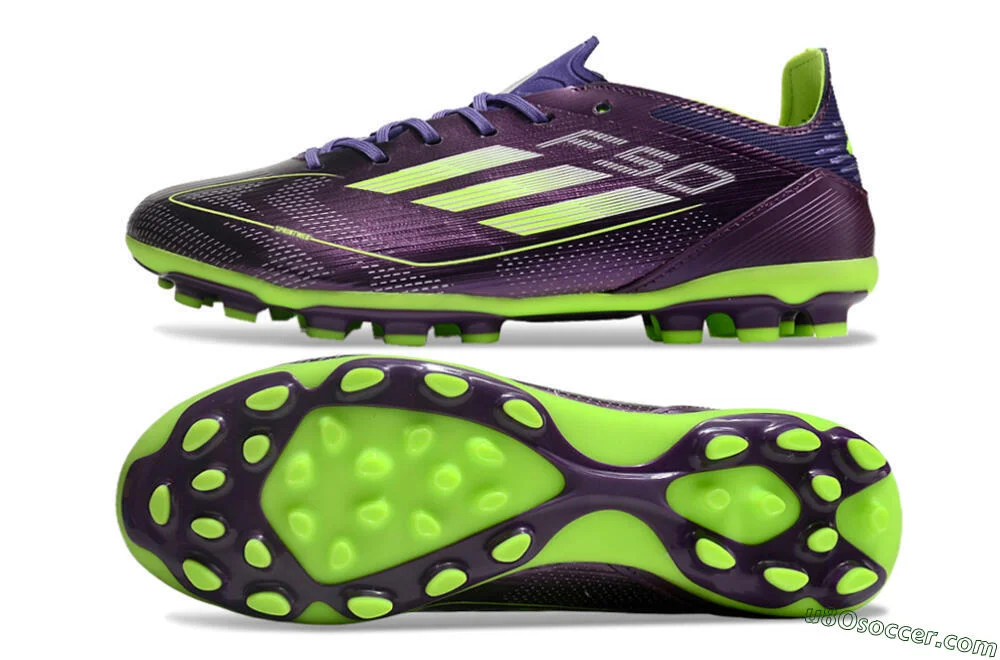 adidas f50 サッカーシューズ 紫/緑 adidas F50 アディゼロ TRX HG LEA カメレオンパープル×ホワイト